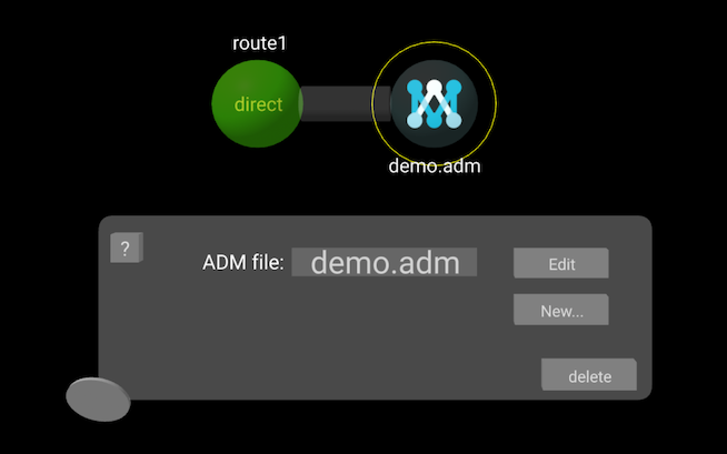 Camel route rendering in Camel Designer showing the AtlasMap activity