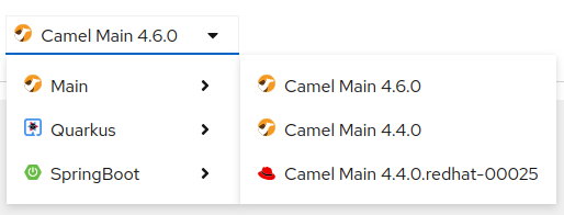 Runtime selector expanded