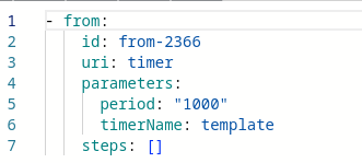 Parameters serialized